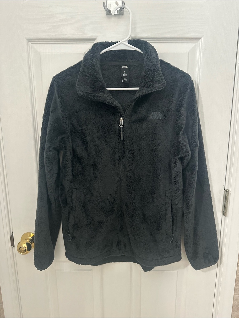 The North Face Black Plush Fleece Jacket - Women's M